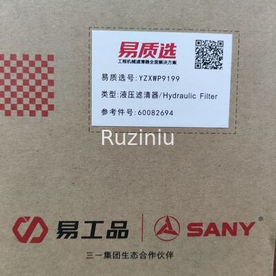 Filtro dall'impianto idraulico 60082694 per Sany SY55/SY60/SY65/SY75